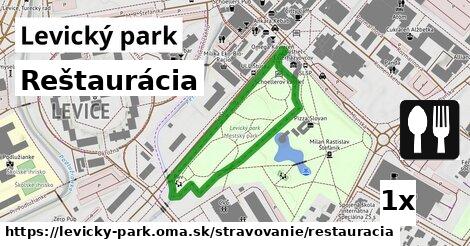 Reštaurácia, Levický park