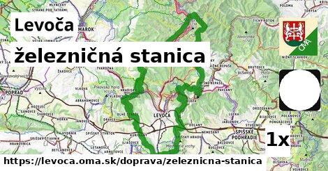 železničná stanica v Levoča