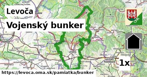vojenský bunker v Levoča