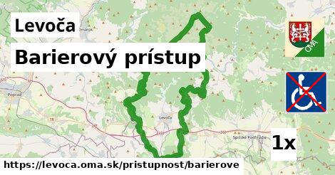 barierový prístup v Levoča