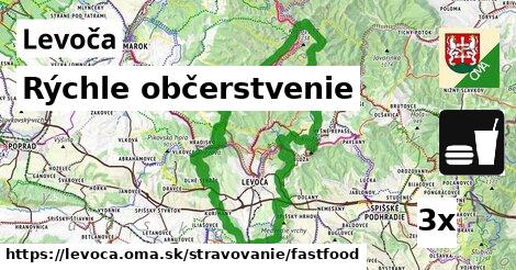 rýchle občerstvenie v Levoča