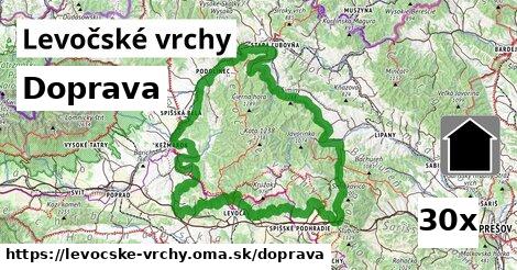 doprava v Levočské vrchy