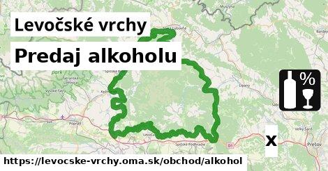 Predaj alkoholu, Levočské vrchy