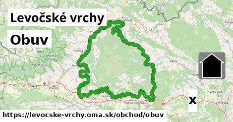 Obuv, Levočské vrchy