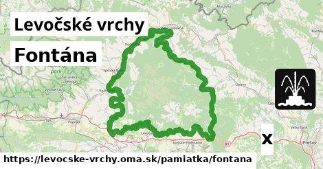 Fontána, Levočské vrchy