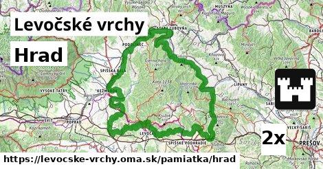 Hrad, Levočské vrchy