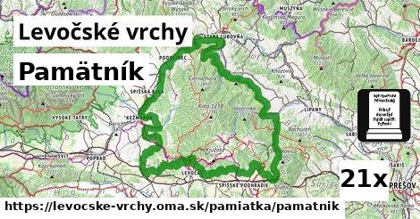 Pamätník, Levočské vrchy