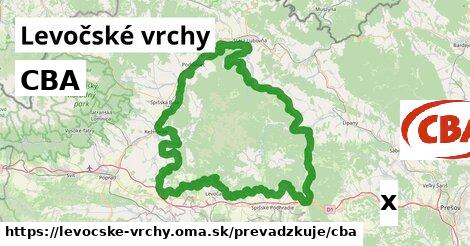 CBA, Levočské vrchy