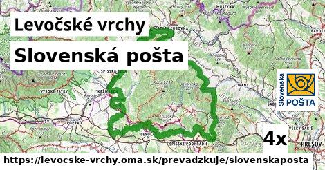 Slovenská pošta, Levočské vrchy