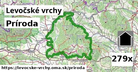 príroda v Levočské vrchy