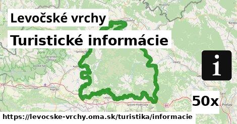 Turistické informácie, Levočské vrchy