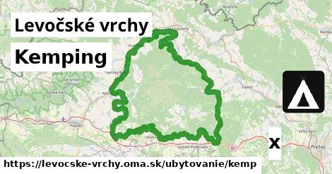 Kemping, Levočské vrchy