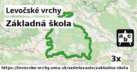 Základná škola, Levočské vrchy