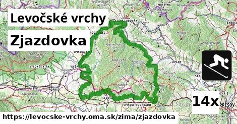 Zjazdovka, Levočské vrchy