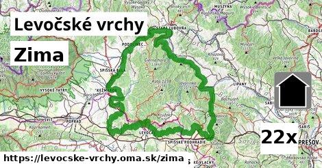 zima v Levočské vrchy