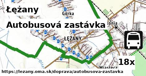 Autobusová zastávka, Łężany