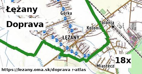doprava v Łężany