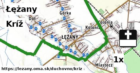 kríž v Łężany