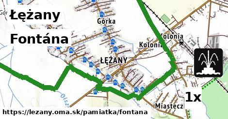 Fontána, Łężany