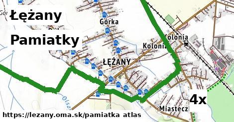 pamiatky v Łężany