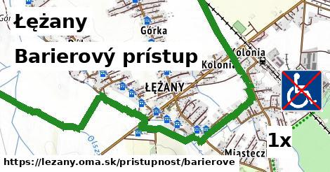 Barierový prístup, Łężany