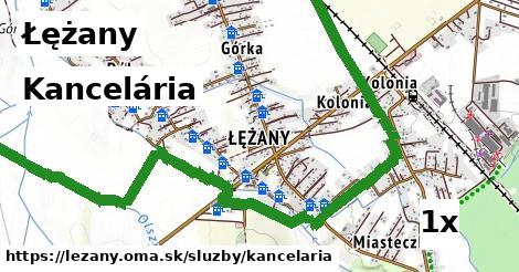 Kancelária, Łężany