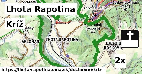 Kríž, Lhota Rapotina