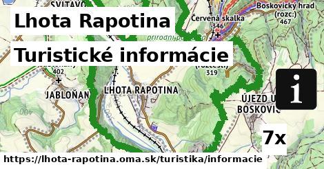 Turistické informácie, Lhota Rapotina