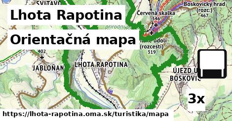 Orientačná mapa, Lhota Rapotina