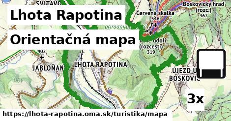 Orientačná mapa, Lhota Rapotina