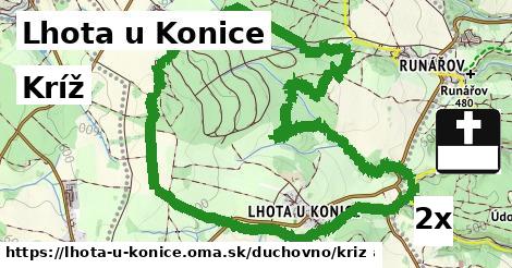 Kríž, Lhota u Konice