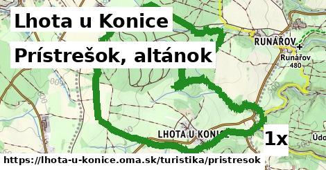 Prístrešok, altánok, Lhota u Konice