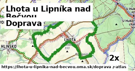 doprava v Lhota u Lipníka nad Bečvou