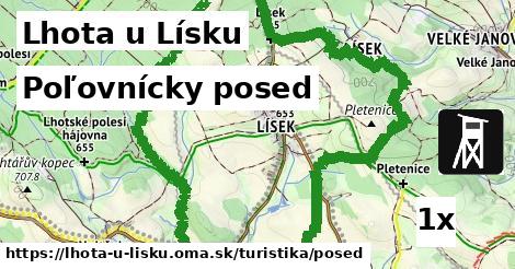 Poľovnícky posed, Lhota u Lísku