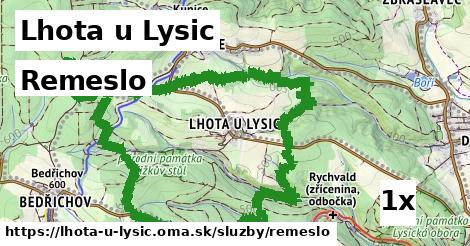 Remeslo, Lhota u Lysic