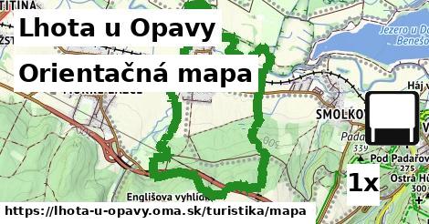 Orientačná mapa, Lhota u Opavy