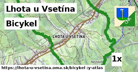 bicykel v Lhota u Vsetína