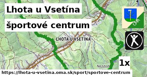 športové centrum, Lhota u Vsetína