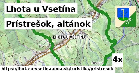 Prístrešok, altánok, Lhota u Vsetína