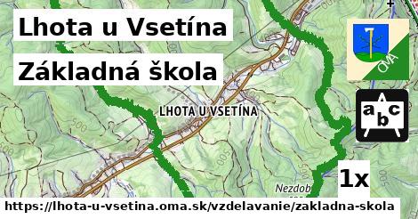 Základná škola, Lhota u Vsetína