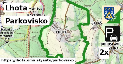 parkovisko v Lhota