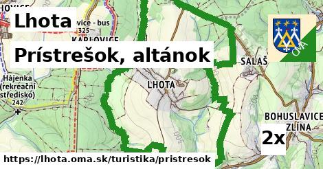 Prístrešok, altánok, Lhota