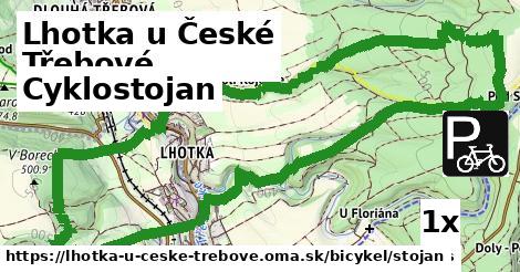 Cyklostojan, Lhotka u České Třebové