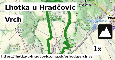 vrch v Lhotka u Hradčovic