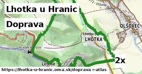 doprava v Lhotka u Hranic