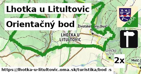 Orientačný bod, Lhotka u Litultovic