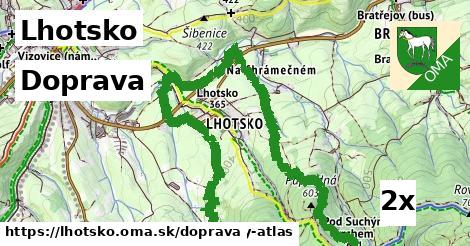 doprava v Lhotsko