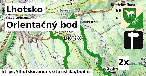 Orientačný bod, Lhotsko