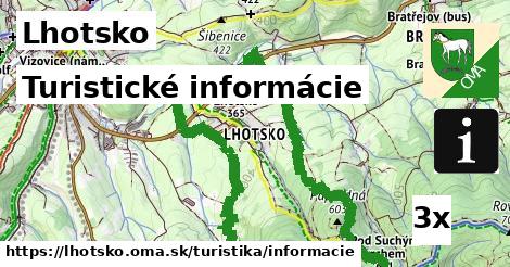 Turistické informácie, Lhotsko