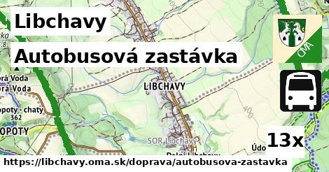 Autobusová zastávka, Libchavy